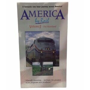 America by Rail: The Heartland (1994) Vintage VHS Tape  Brand New Factory Sealed